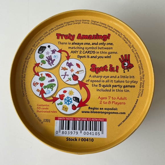 Spot It!, Like New, Card Game for Adults/Kids - Picture 3 of 7